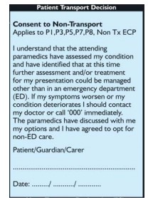 NSW Patient Transport Decision
