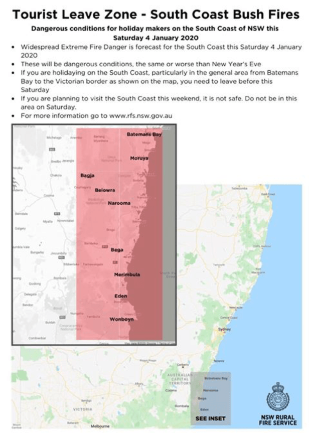 Tourist exclusion zone